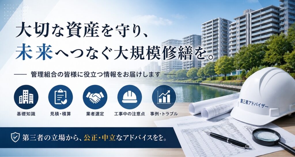 大規模修繕第三者アドバイザーサイトへ